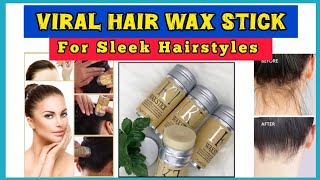 Viral Hair Wax Stick For Sleek Ponytails and Hair Buns  Available at Amazon  Temu  Daraz amp Shein [upl. by Lerat161]