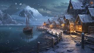 Celtic Music  Fantastic Music Helps Relieve Stress  Snow Village Cold Winter [upl. by Garett]