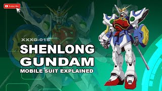 Shenlong Gundam l XXXG01S l Mobile Suit Explained [upl. by Lacim]