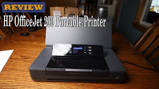 HP OfficeJet 200 Portable Printer Review  Watch before ordering [upl. by Josy]