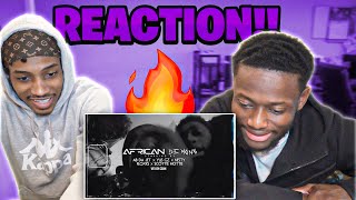 AB DA JETT x YUS GZ x NESTY FLOXKS x SCOTTY2HOTTY  AFRICAN DEMONS PT2  REACTION [upl. by Essiralc]