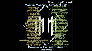 Marilyn Manson  Greatest Hits The Very Best of Marilyn Manson [upl. by Mundy]