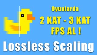 Oyunlarda 2  3 Kat Fps Al  Lossless Scaling Kullan   Monitörün izin verdiği ölçüde [upl. by Marigolda68]