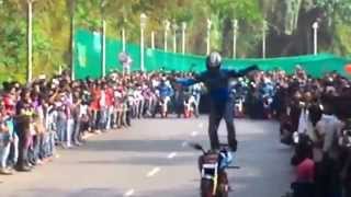 Ghost Ryderz with Benjamin Baldini  Stunt Show at TechnoparkTrivandrum part 3 [upl. by Georg445]