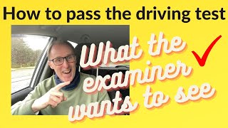 How to pass the driving test  what the examiners want to see [upl. by Larochelle]