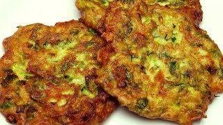 Zucchinipuffer Rezept Leicht Frikadellen Zucchini [upl. by Nrol448]