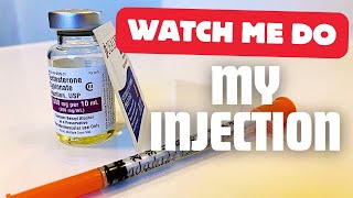 Watch Me Do My Injection Testosterone Replacement Therapy [upl. by Ellenehs786]