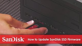 How to Upgrade the Firmware of a SanDisk® SSD [upl. by Shutz260]