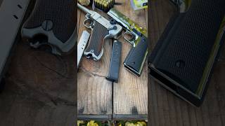 🇺🇸1911 45 ACP VS 🇩🇪P08 9mm Luger  Which would you prefer  The Range Report ww2 9mmgun [upl. by Atsuj205]