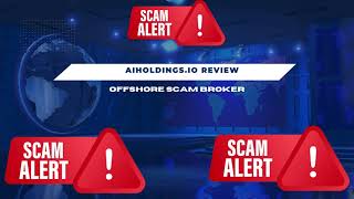 Aiholdingsio Review  Confirmed Scammer [upl. by Suryc]