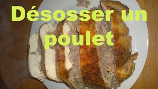 Désosser un poulet entier facilement [upl. by Inava]