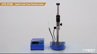 UTS 180Liquid Limit Cone penetrometerEN [upl. by Enar]