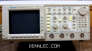 Tek Tektronix TDS 540 4 channel 500 MHz Digitizing Oscilloscope booting up failing test [upl. by Gnuoy]