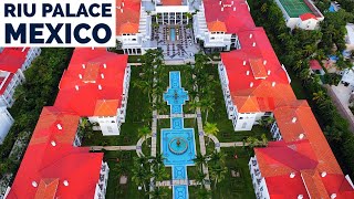 Hotel Riu Palace Mexico Playacar Playa Del Carmen Riviera Maya México 🇲🇽 Drone Footage [upl. by Elamaj]