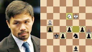 Manny Pacquiao Plays Chess [upl. by Nnylanna]