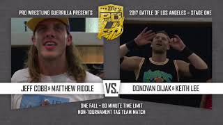 PWG  Preview  2017 Battle of Los Angeles  NIght One [upl. by Loar972]