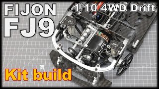 FIJON FJ9 110 ドリフト 2ＷＤ 少し 切れ角アップ ＆ 走行動画 RWD DRIFT RC [upl. by Annalise]