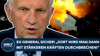 PUTINS KRIEG ExGeneral sicher quotDort wird man dann mit stärkeren Kräften durchbrechenquot [upl. by Mathias]