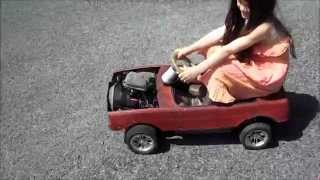 THE KIDS ROTARY PEDAL CAR FIRST OUTING [upl. by Winnifred]