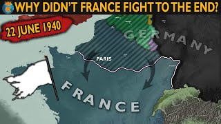 Why didnt France fight to the end in 1940 [upl. by Dlorad848]