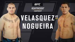 UFC 4 Gameplay Cain Velasquez vs Minotauro Nogueira [upl. by Lapo42]