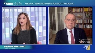 Albania Botta e risposta tra Ettore Licheri e la pregiudicata parlamentare di FdI Augusta Montaruli [upl. by Gwendolin296]