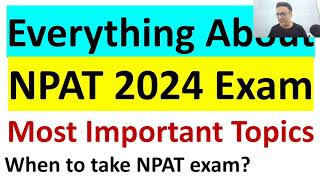 All About NPAT BBA 2024  Exam Details Courses Registration Dates Eligibility  NMIMS  BBA [upl. by Hanna124]