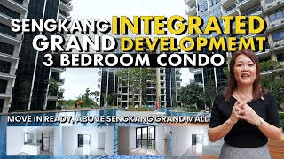 3 Bedroom Condo Sengkang Grand Mall Buangkok MRT Integrated Development Sengkang Grand Residences [upl. by Diogenes20]