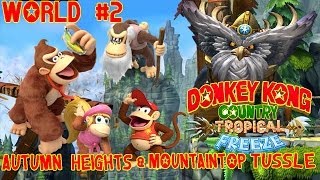 ABM Donkey Kong Tropica lFreeze Walkthrough 2 Autumn Heights HD [upl. by Ellett]