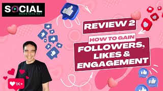 Social Boosters Review 2 How to Quickly Gain Followers Likes amp Engagement [upl. by Renrag]