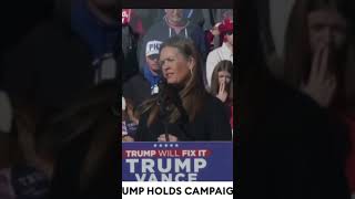 Sarah Huckabee Sanders Trump rally Pennsylvania kamalaharris trump2024 [upl. by Dre862]