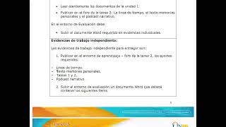 Tarea 2 Memorias personales [upl. by Erwin]