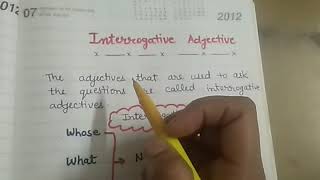 Interrogative adjective [upl. by Leizar]