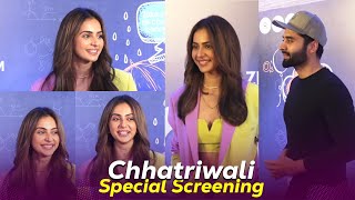 Chhatriwali Special Screening  Rakul Preet Singh Jackky Bhagnani  ZEE5 Originals [upl. by Walton]