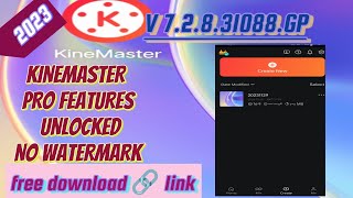 How to Download Kinemaster Pro Mod Apk Latest 10000 Working No Watermark Pro Features 2023👍 [upl. by Ahtelra]