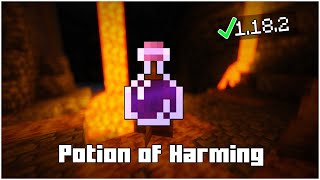 How To Make A Potion of Harming in Minecraft 1182 [upl. by Pax]