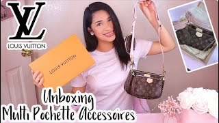 LOUIS VUITTON MULTI POCHETTE ACCESSOIRES UNBOXING [upl. by Inihor]