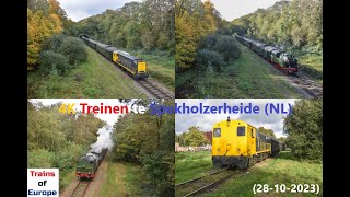 4K Treinen te Spekholzerheide NL 28102023 [upl. by Oirelav]