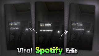 Trending Spotify Glow Lyrics Tutorial  Spotify Raindrops Lyrics Card Tutorial in Alight Motion [upl. by Allan]