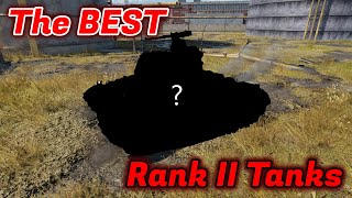 Top 5 Rank II Tanks War Thunder [upl. by Clovah]