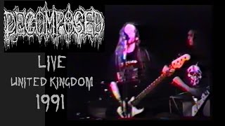 DECOMPOSED  Live United Kingdom 1991 Death metal old school Uk [upl. by Lyris]