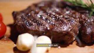 How to grill a ribeye steak on a gas grill [upl. by Reina246]