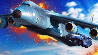 Beautiful Plane Crashing Just 13 sec After Takeoff In GTA 5 gta gta5 gatv [upl. by Nairda]