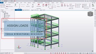 How to Assign Loads in Tekla Structural Designer [upl. by Meli]