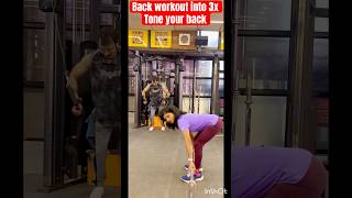 back shorts viral trending gym fat [upl. by Asillam76]