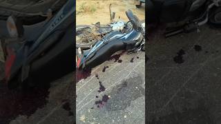 Bike accident video 😭 accident shorts 🥵shortvideos accidentbikelife viralreels [upl. by Nere]