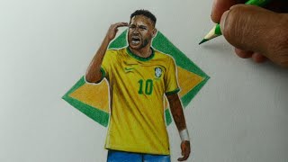 Como desenhar o Neymar Legend [upl. by Ehudd]