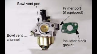 Huayi and Deni Carburetor Repair Manual  MTD Engines [upl. by Naoma959]