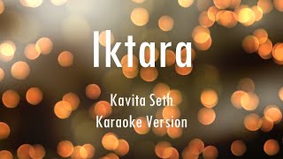 Iktara  Wake Up Sid  Kavita Seth  Karaoke  Only Guitra Chords [upl. by Ahsinrats]