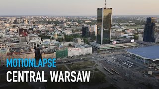 Warsaw City Motionlapse from Palace of Culture and Science [upl. by Atul578]